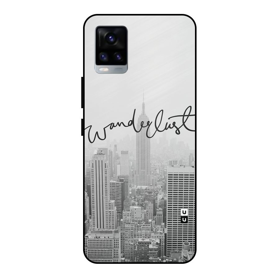 City Wanderlust Monochrome Metal Back Case for Vivo V20