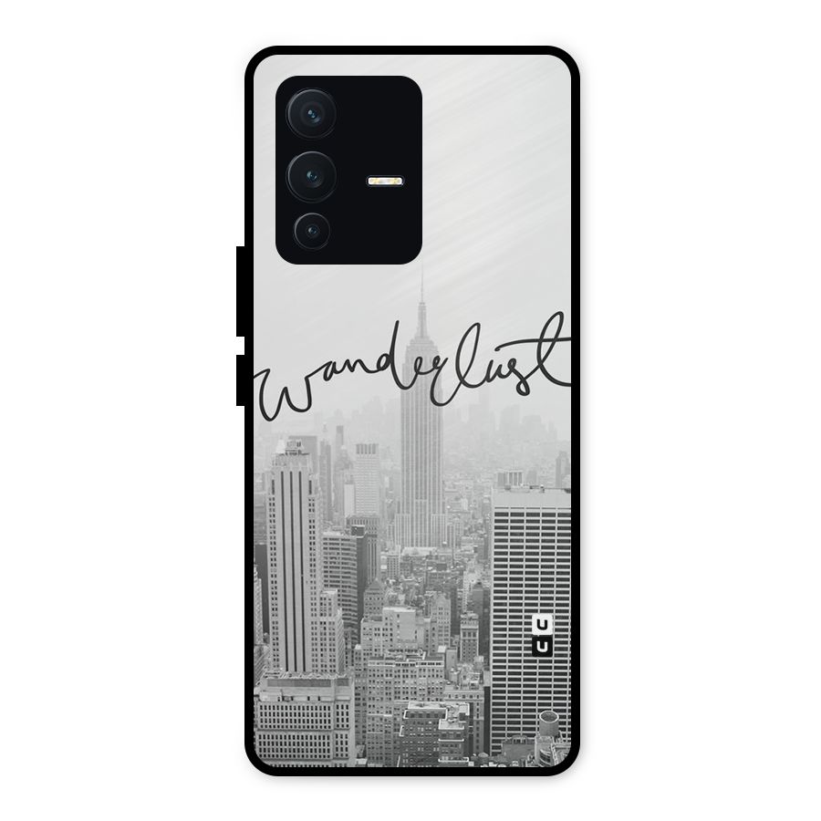 City Wanderlust Monochrome Metal Back Case for Vivo V23 5G
