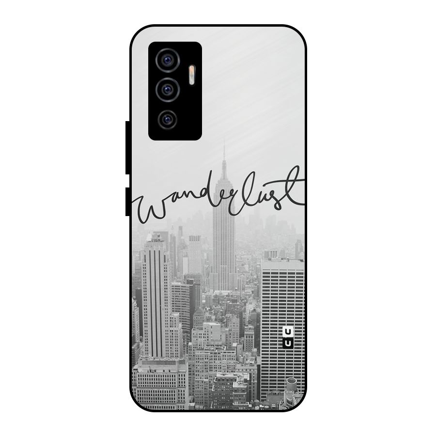City Wanderlust Monochrome Metal Back Case for Vivo V23e