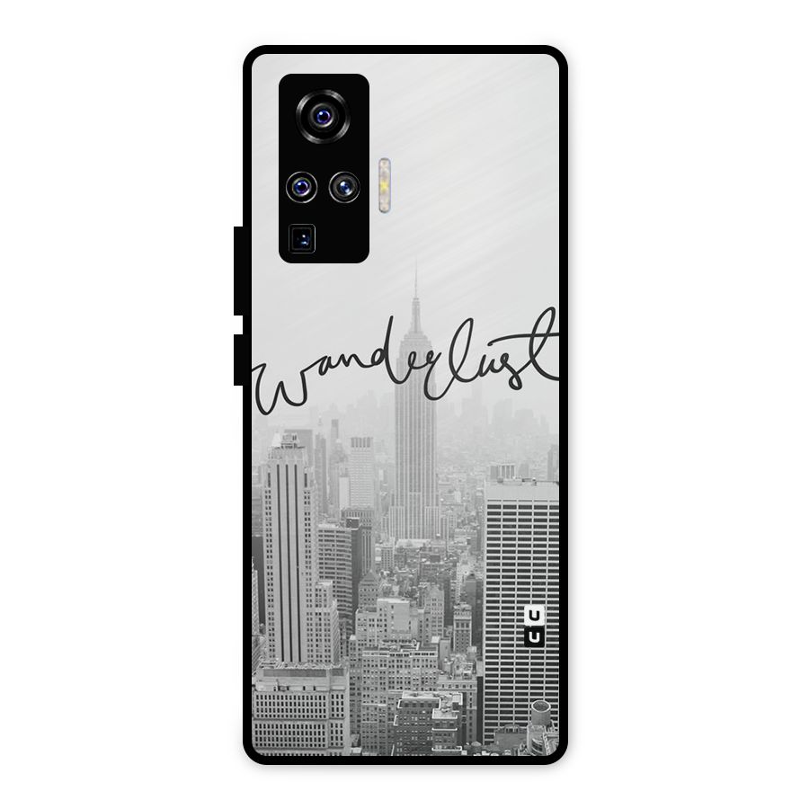 City Wanderlust Monochrome Metal Back Case for Vivo X50 Pro