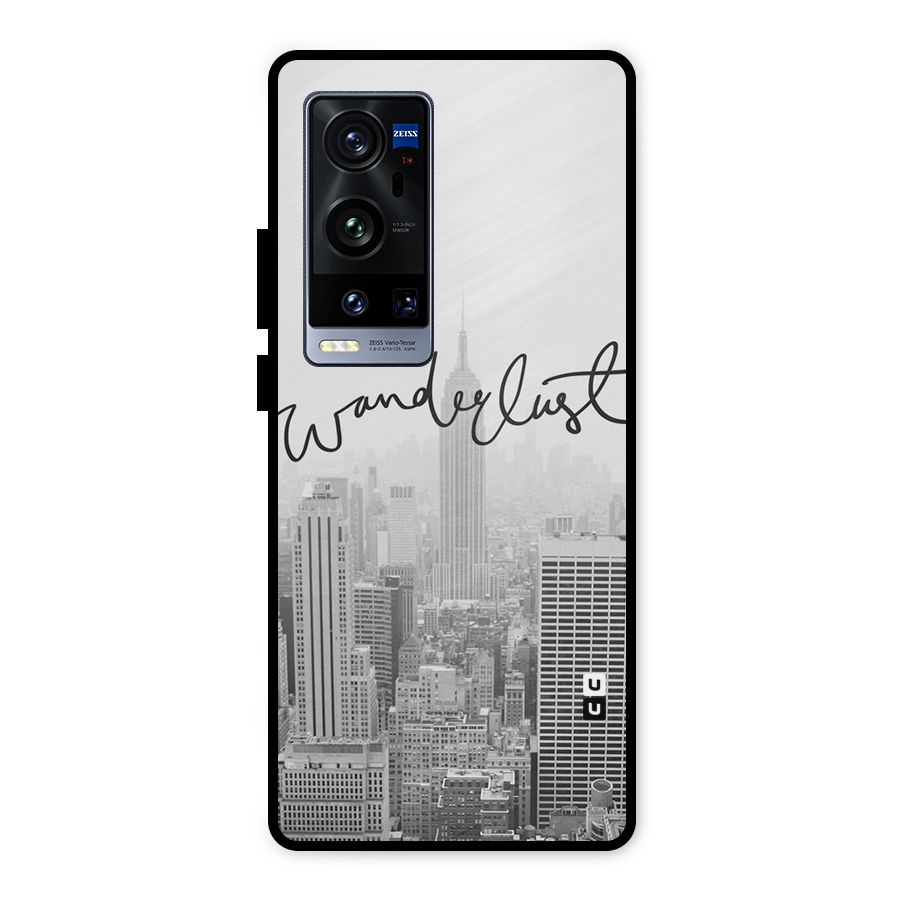 City Wanderlust Monochrome Metal Back Case for Vivo X60 Pro Plus
