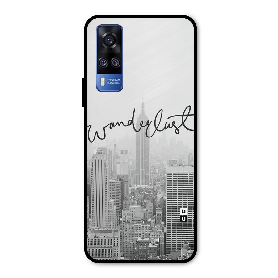 City Wanderlust Monochrome Metal Back Case for Vivo Y31