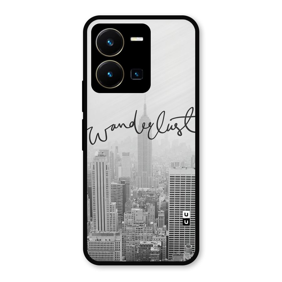 City Wanderlust Monochrome Metal Back Case for Vivo Y35