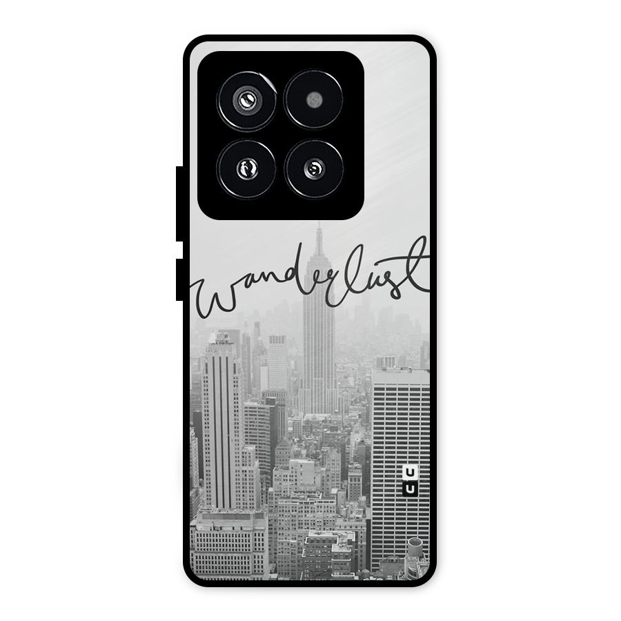 City Wanderlust Monochrome Metal Back Case for Xiaomi 14 Pro