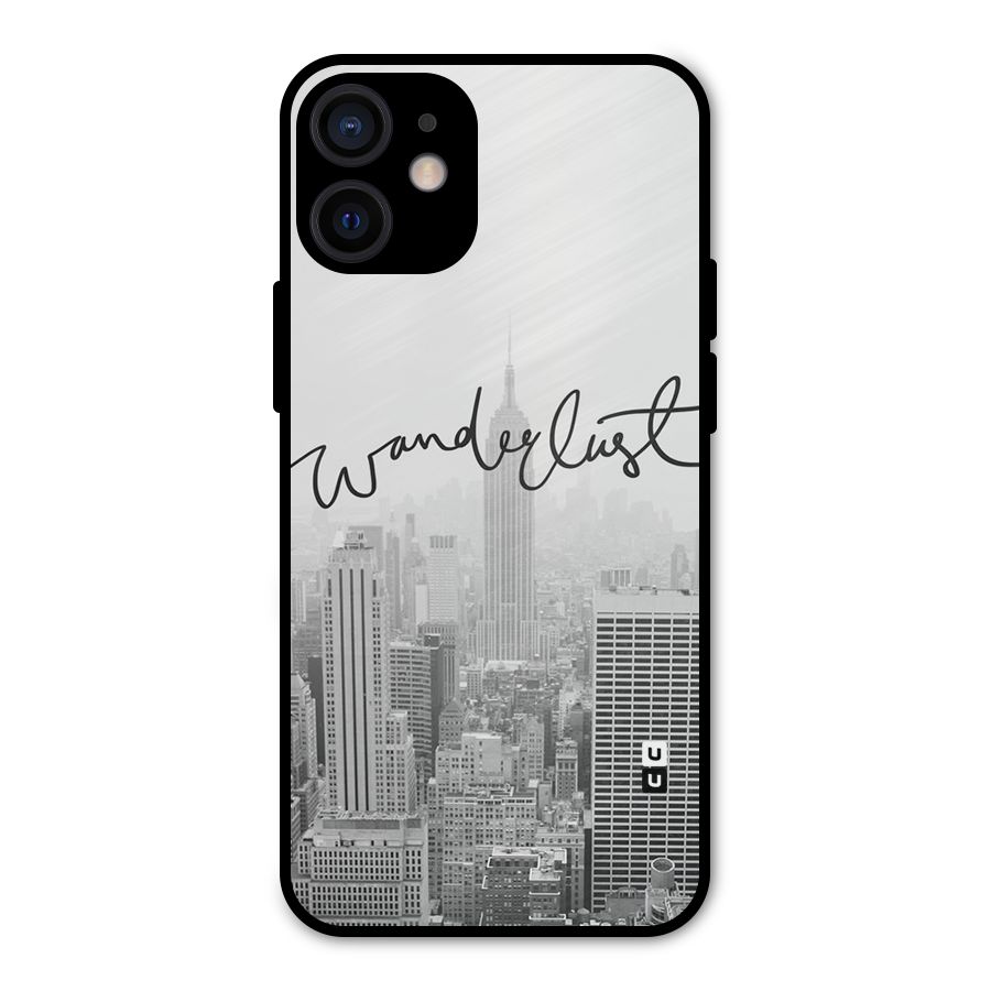 City Wanderlust Monochrome Metal Back Case for iPhone 12 Mini