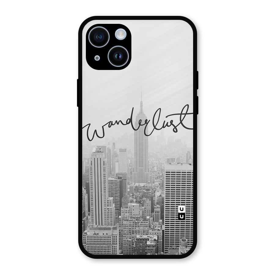 City Wanderlust Monochrome Metal Back Case for iPhone 14