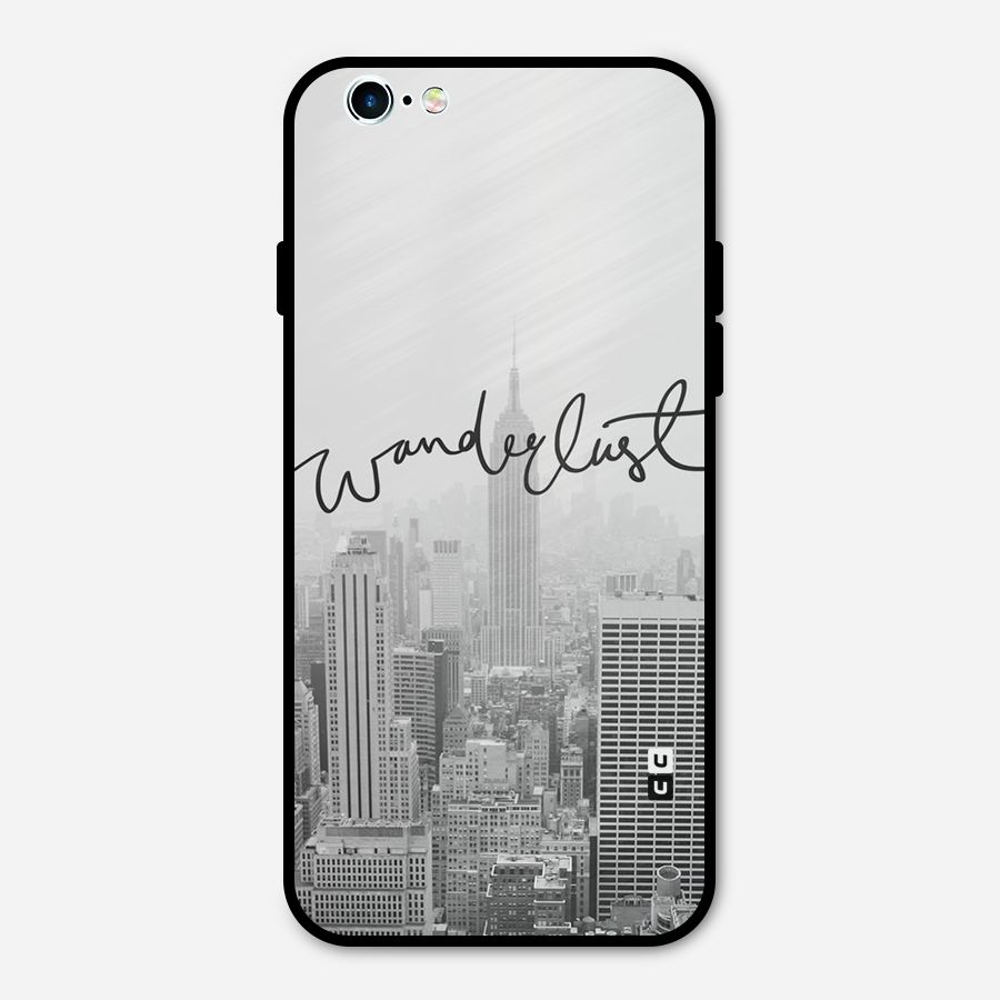 City Wanderlust Monochrome Metal Back Case for iPhone 6 6s