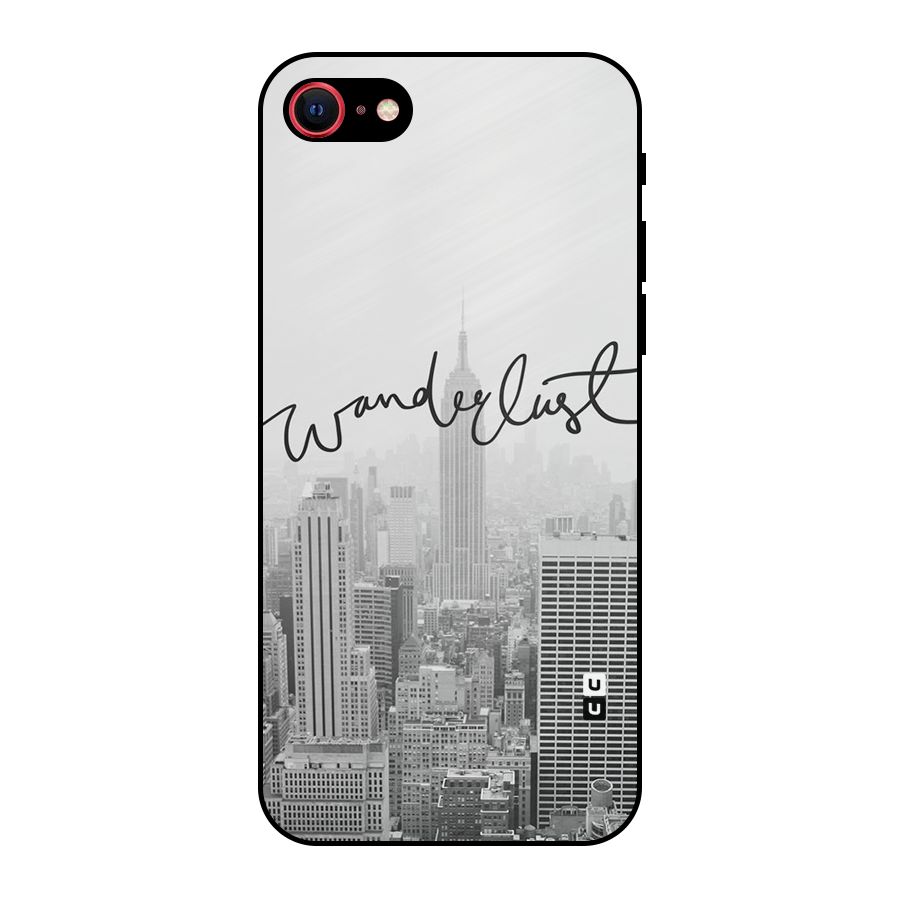 City Wanderlust Monochrome Metal Back Case for iPhone 7