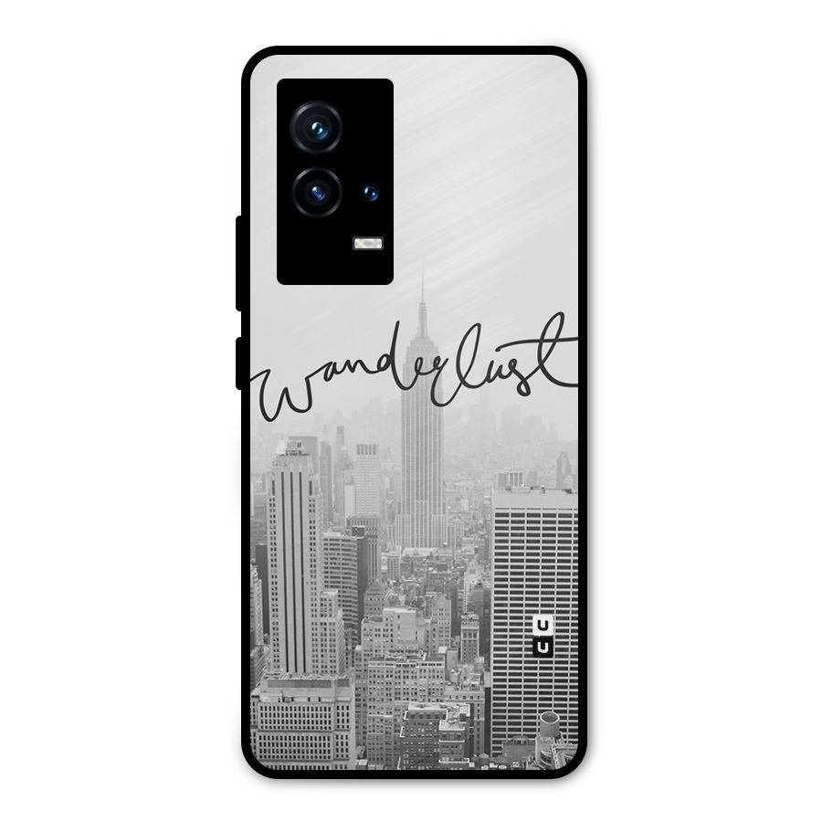 City Wanderlust Monochrome Metal Back Case for iQOO 9 5G