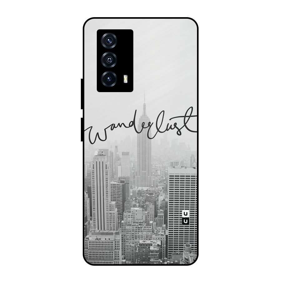 City Wanderlust Monochrome Metal Back Case for iQOO Z5
