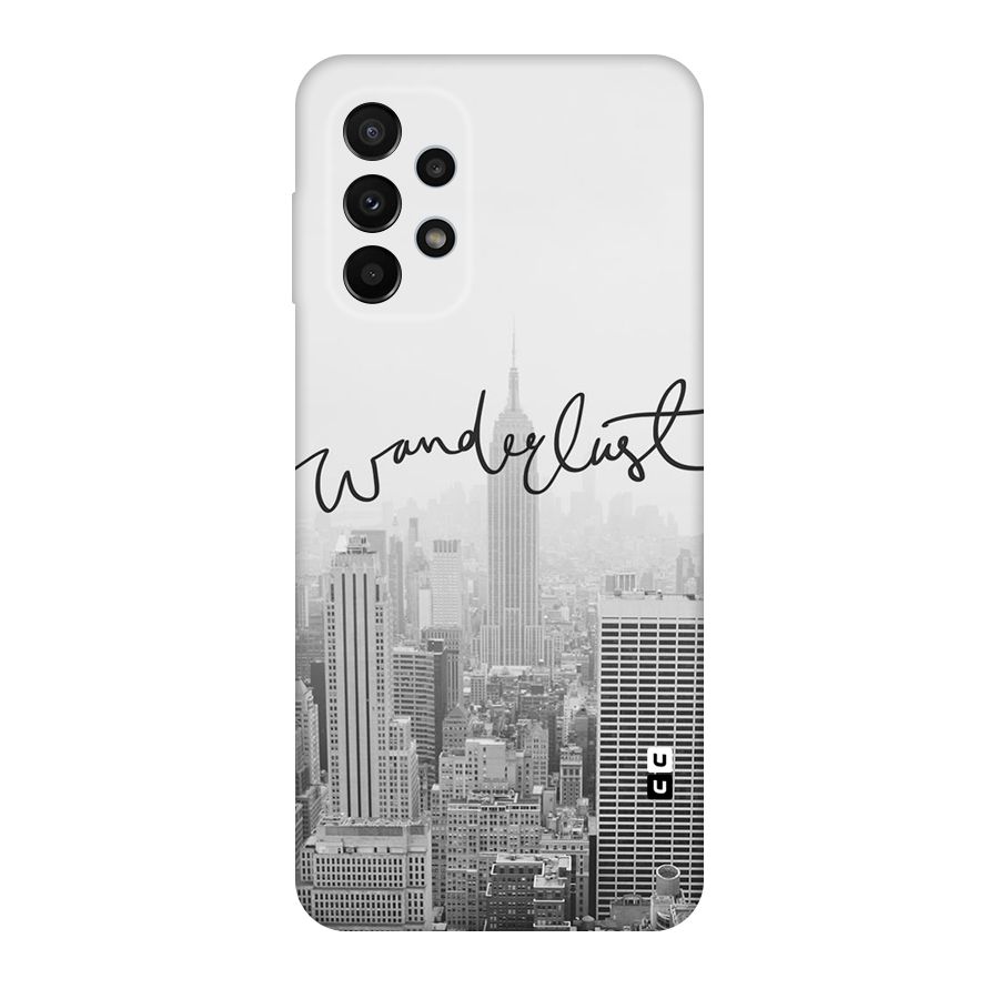 City Wanderlust Monochrome Original Polycarbonate Back Case for Galaxy A23