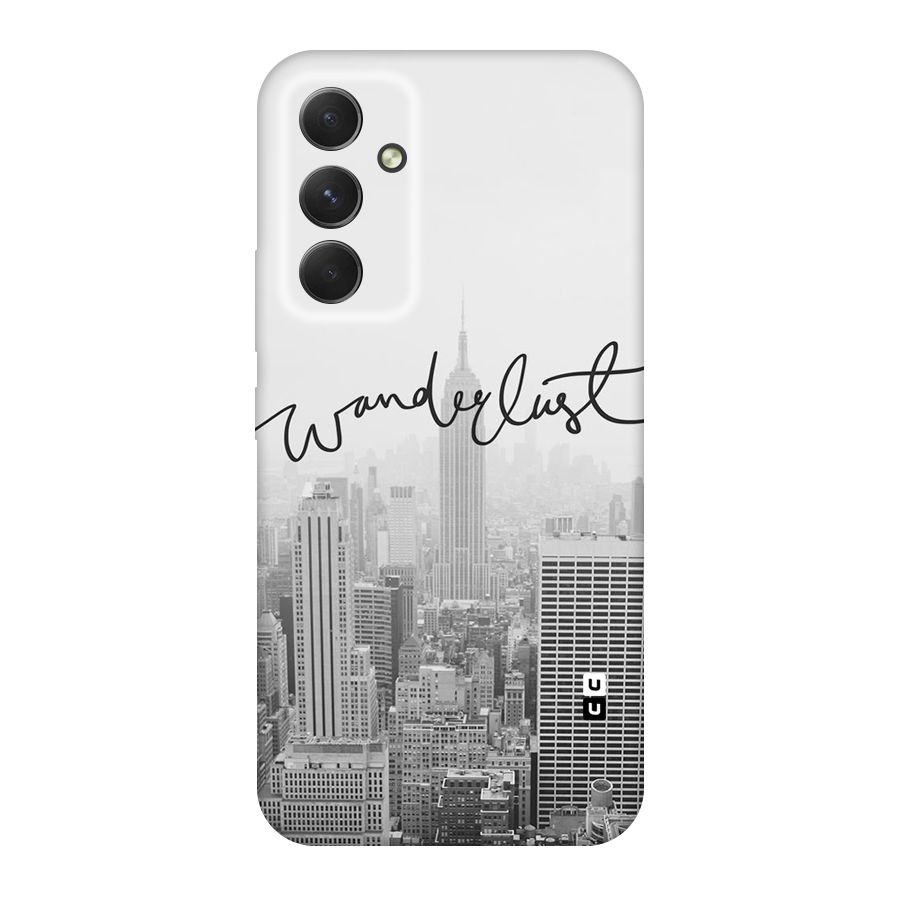 City Wanderlust Monochrome Original Polycarbonate Back Case for Galaxy A54