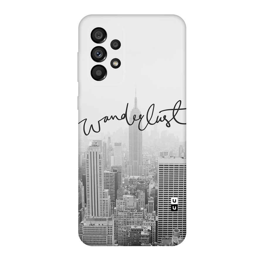 City Wanderlust Monochrome Original Polycarbonate Back Case for Galaxy A73 5G