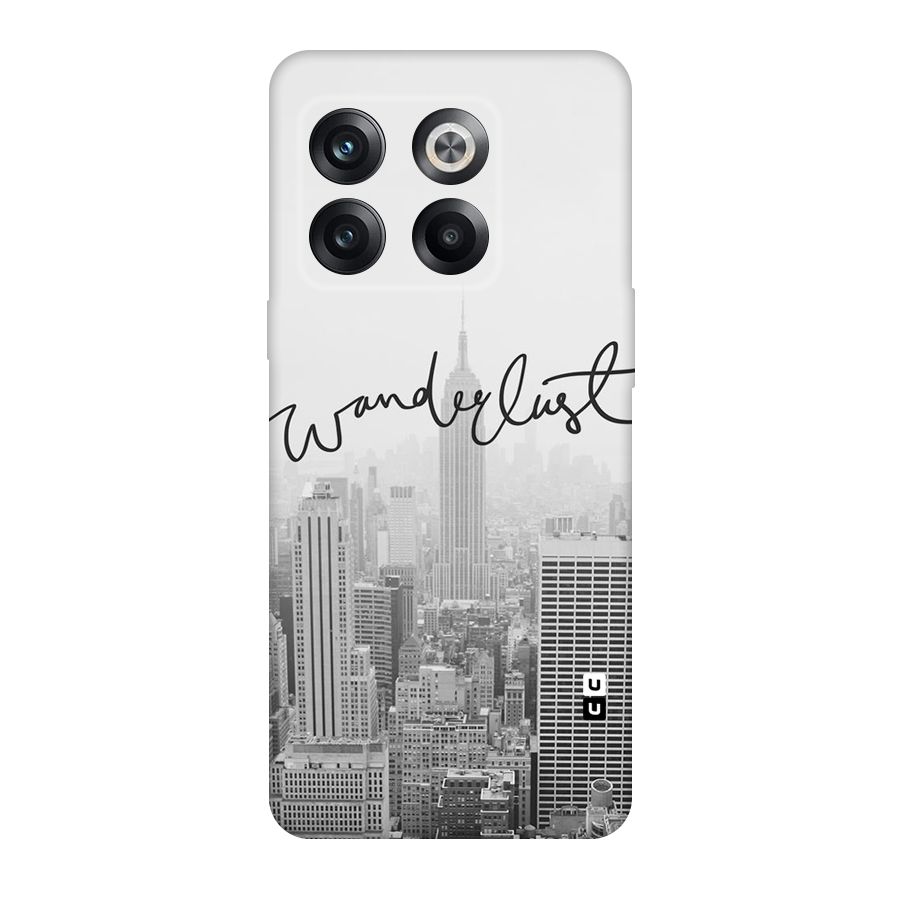 City Wanderlust Monochrome Original Polycarbonate Back Case for OnePlus 10T