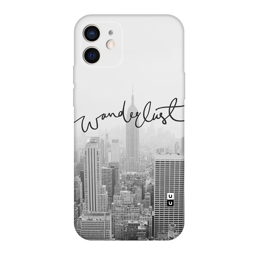 City Wanderlust Monochrome Original Polycarbonate Back Case for iPhone 12