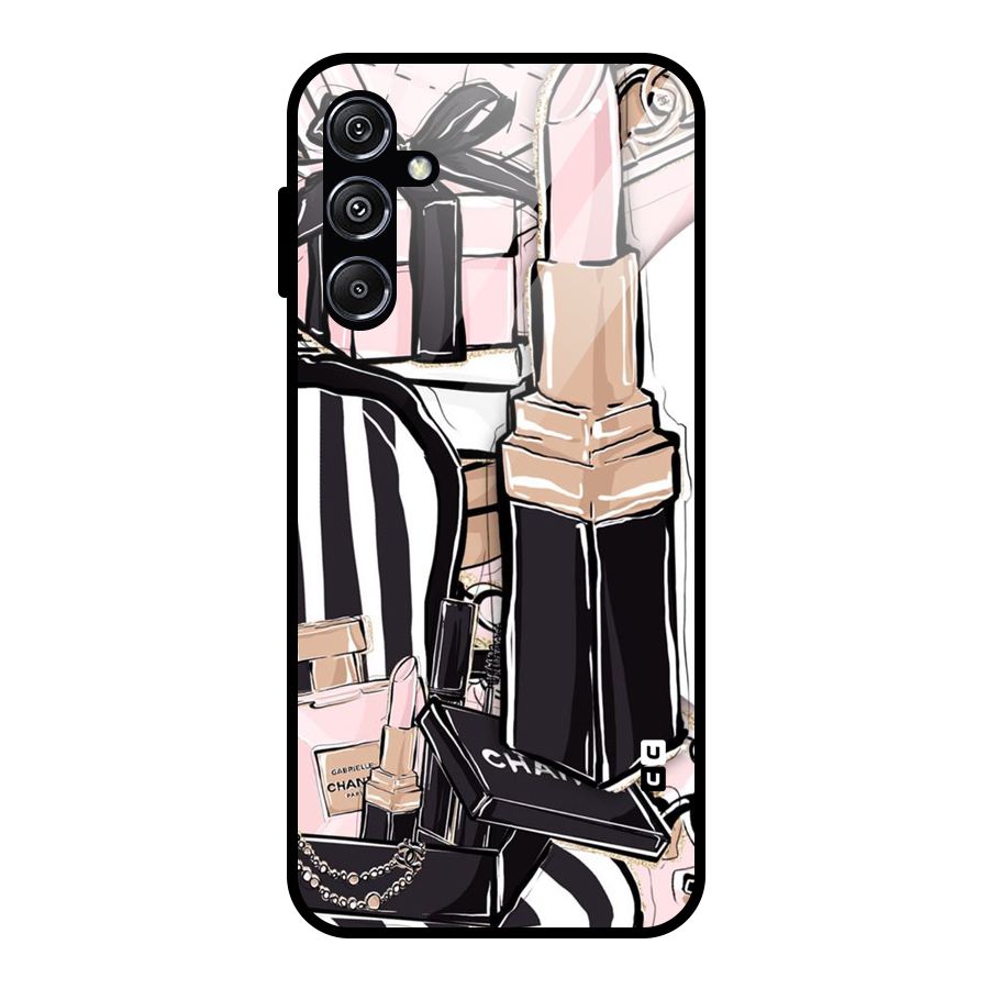 Class Girl Design Glass Back Case for Galaxy M34 5G