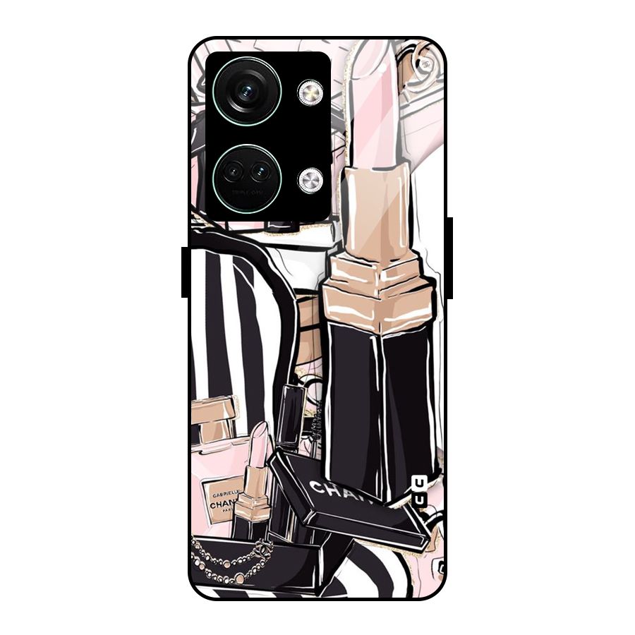 Class Girl Design Glass Back Case for Oneplus Nord 3