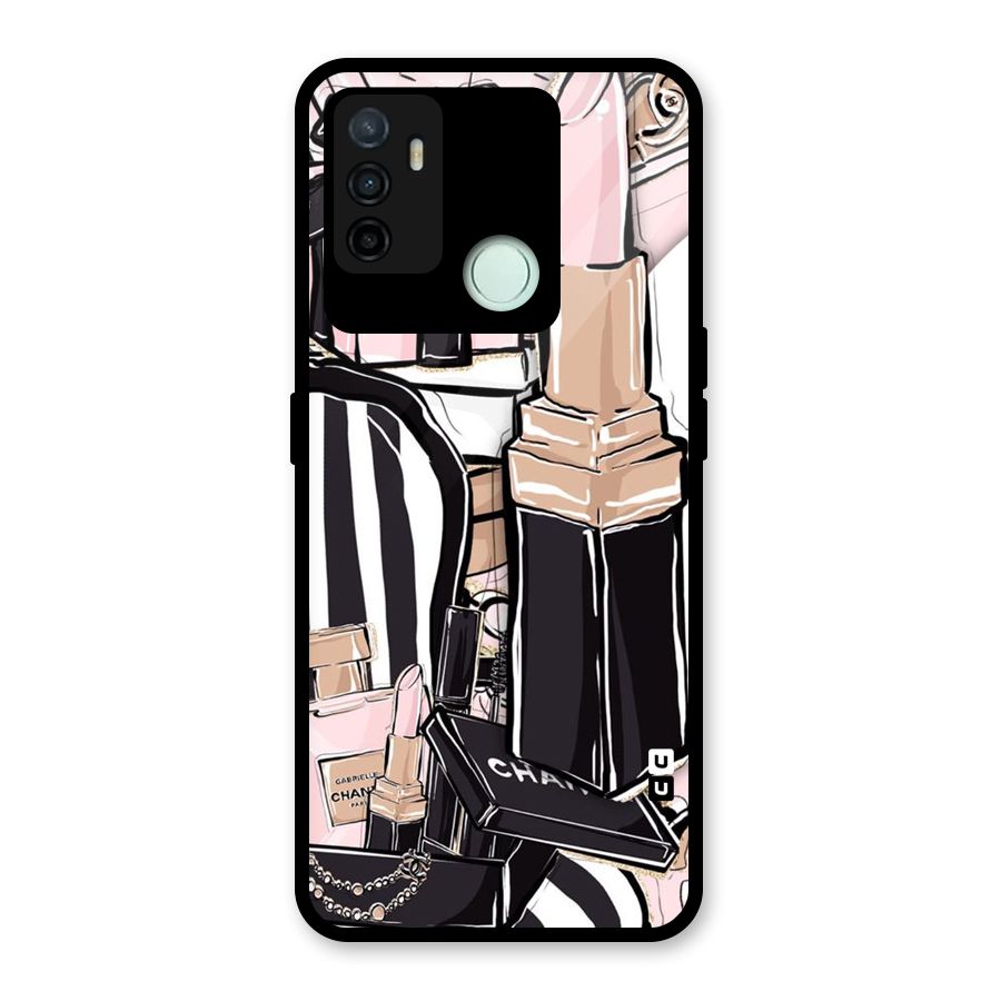 Class Girl Design Glass Back Case for Oppo A53