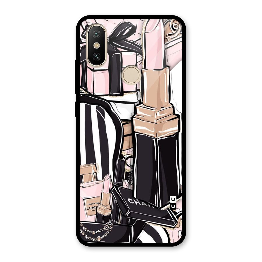 Class Girl Design Glass Back Case for Redmi A1