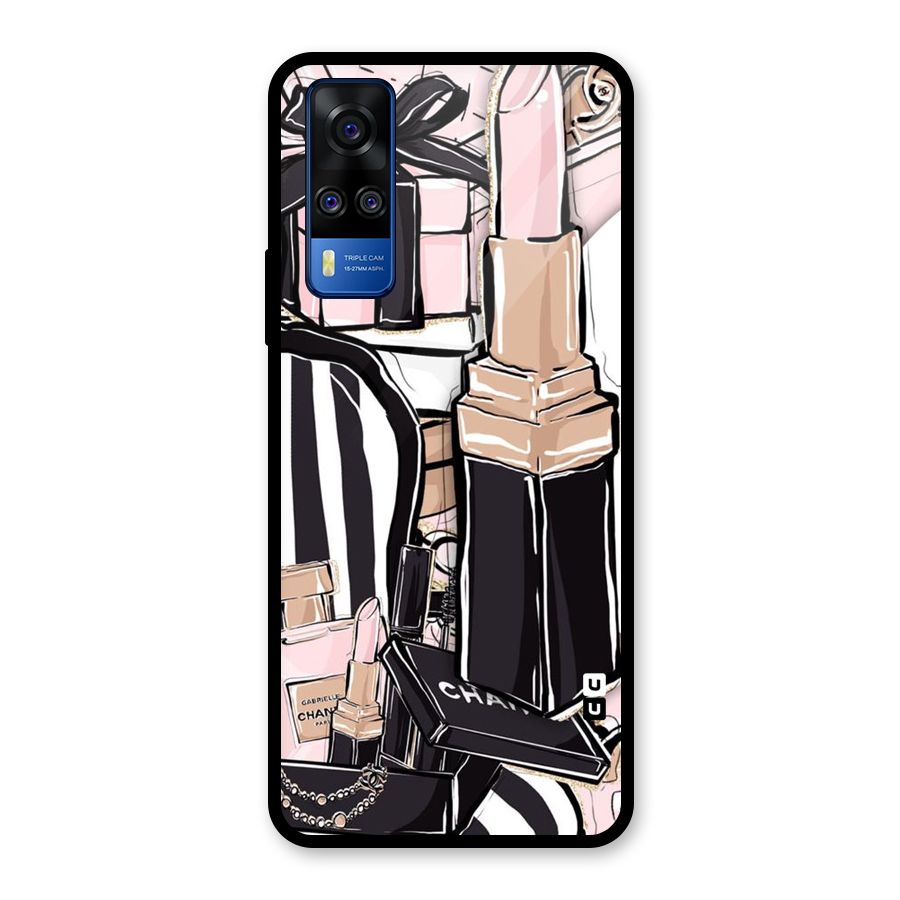 Class Girl Design Glass Back Case for Vivo Y31