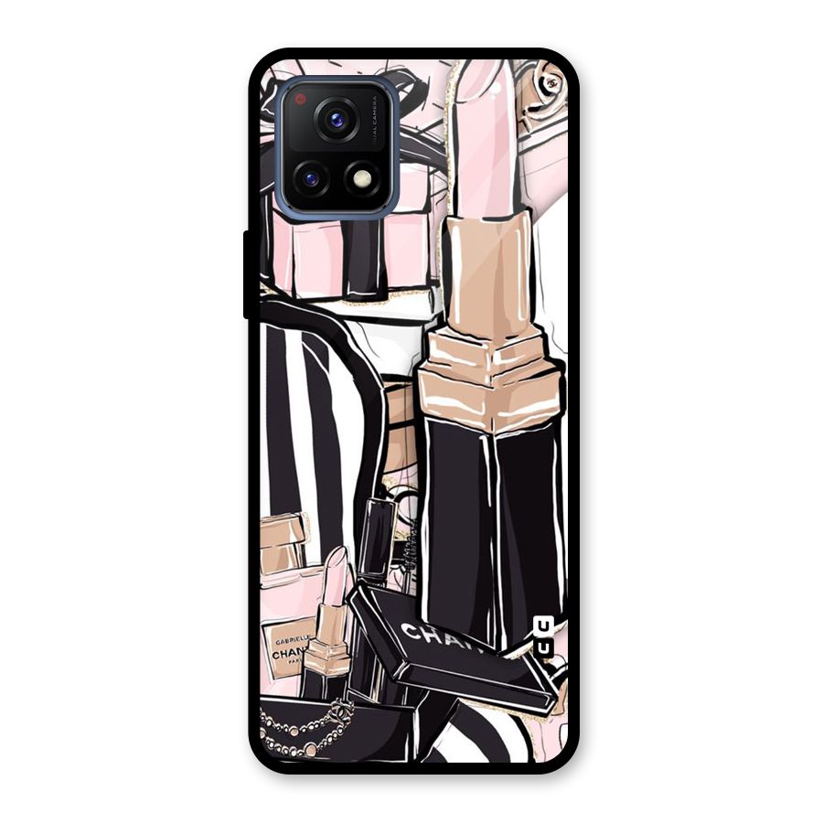 Class Girl Design Glass Back Case for Vivo Y72 5G