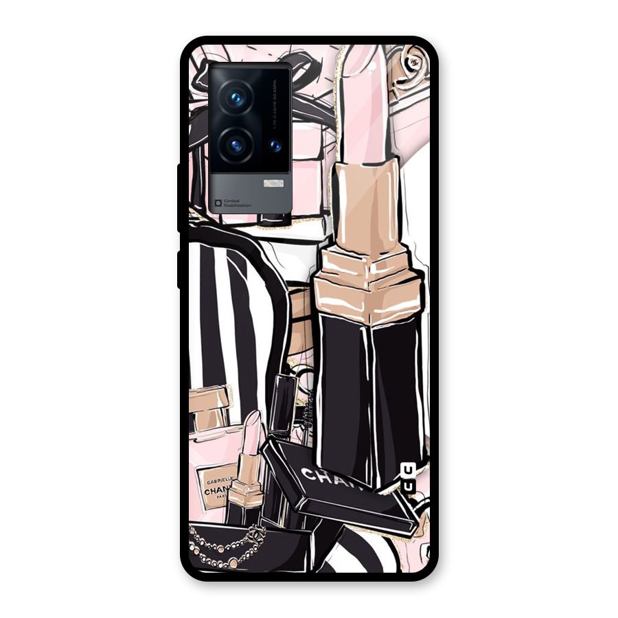 Class Girl Design Glass Back Case for iQOO 9 5G