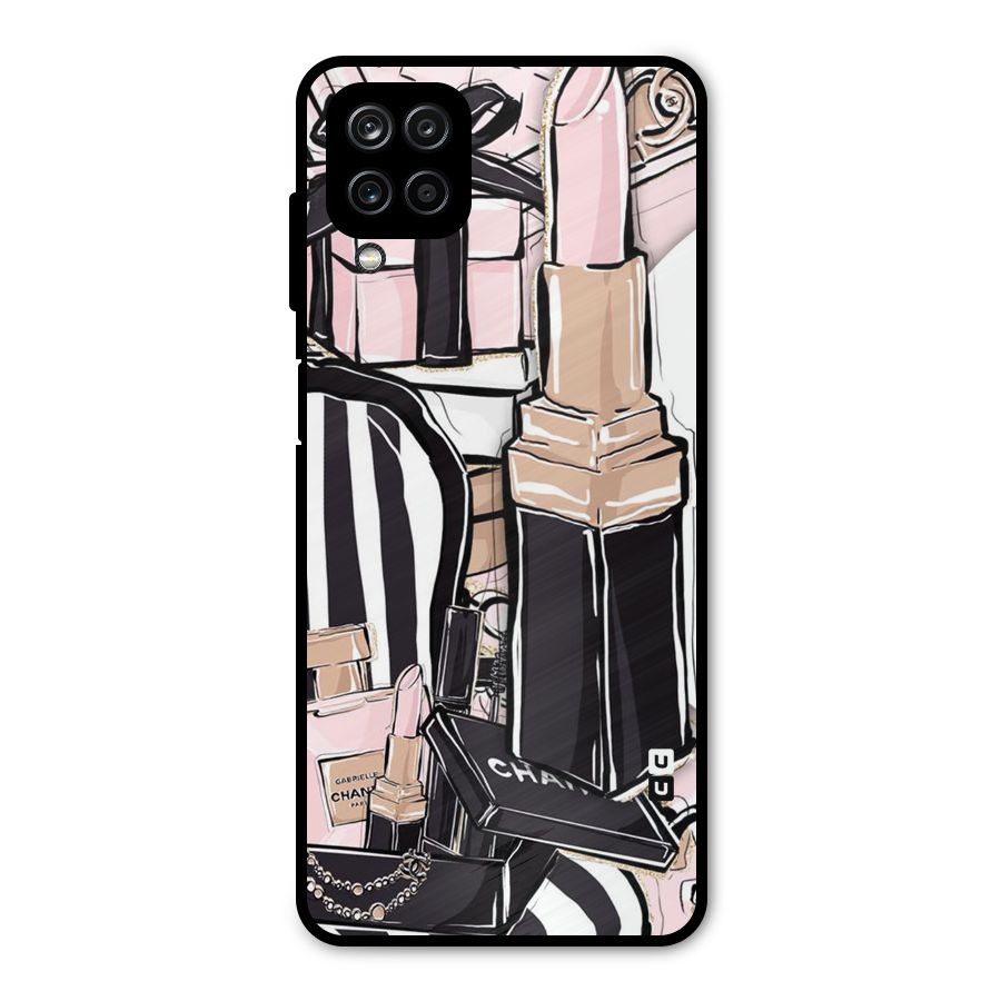 Class Girl Design Metal Back Case for Galaxy A12