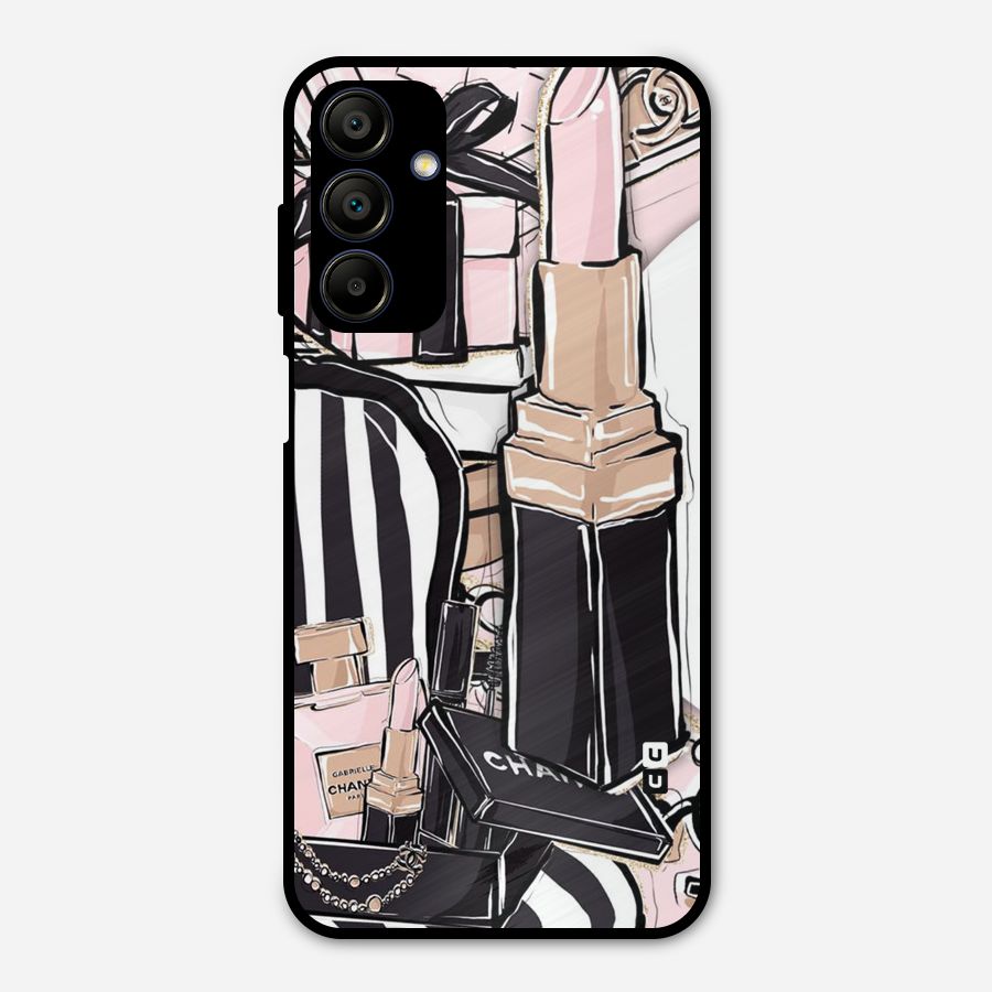 Class Girl Design Metal Back Case for Galaxy A15 5G
