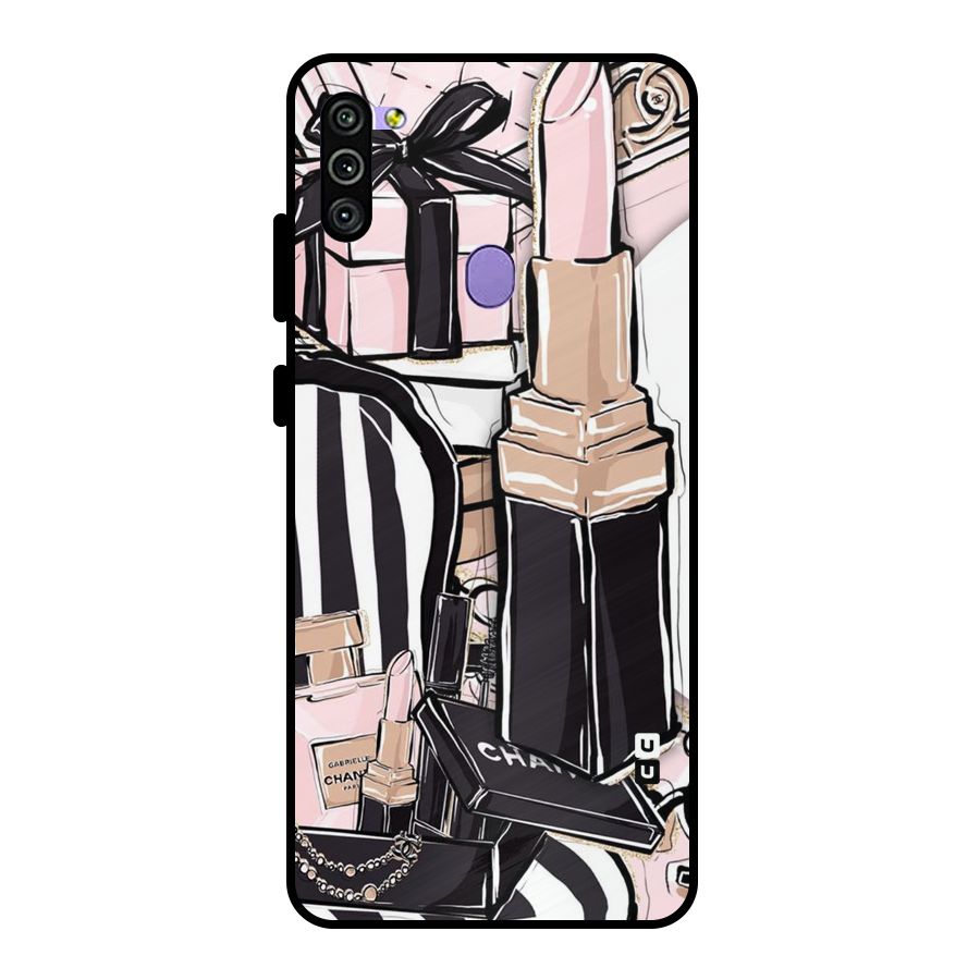 Class Girl Design Metal Back Case for Galaxy M11