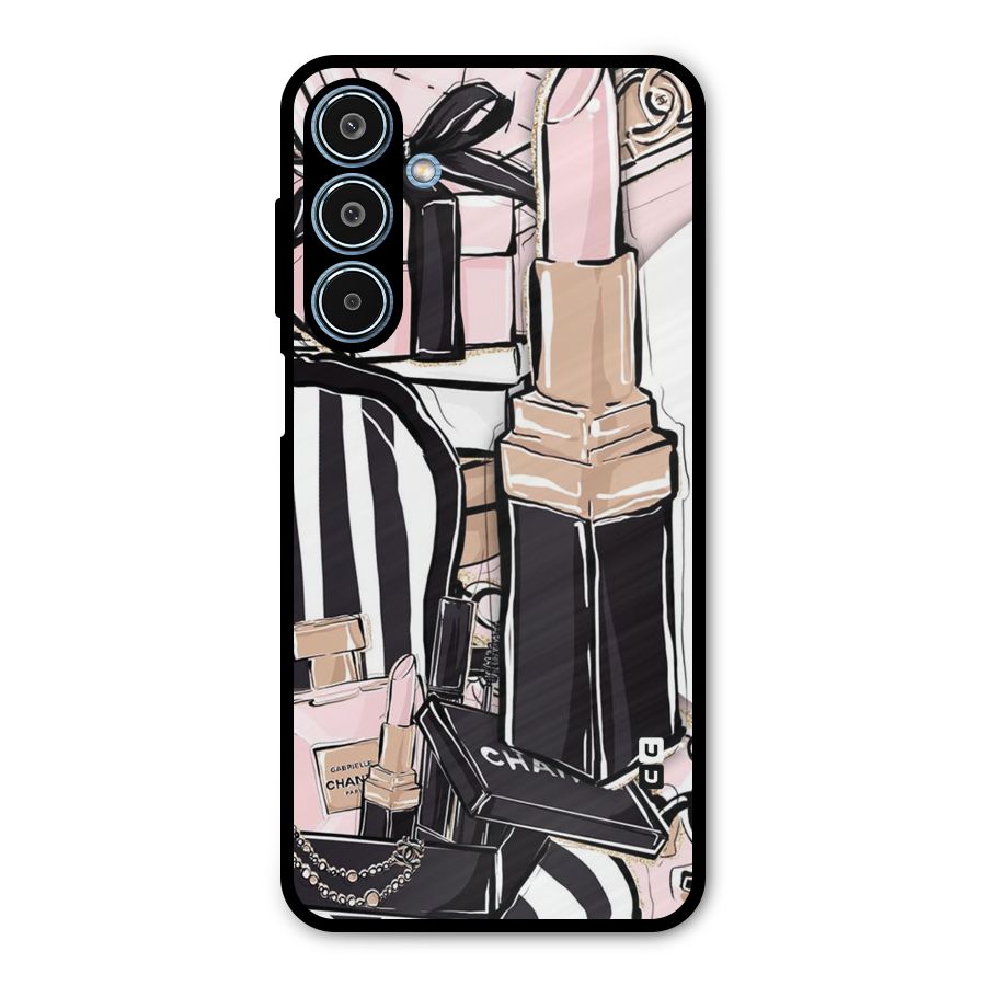 Class Girl Design Metal Back Case for Galaxy M35