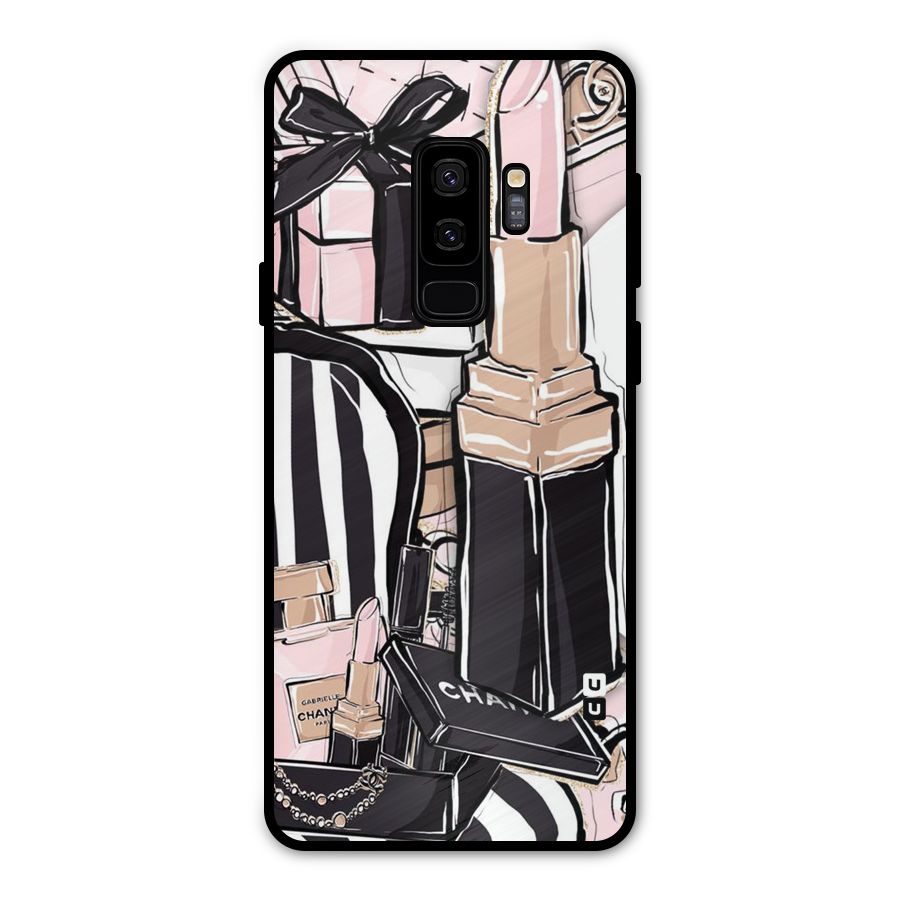 Class Girl Design Metal Back Case for Galaxy S9 Plus