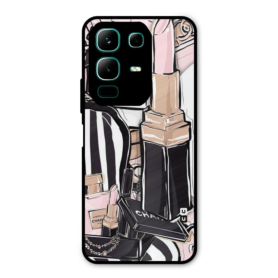Class Girl Design Metal Back Case for Infinix Note 50x