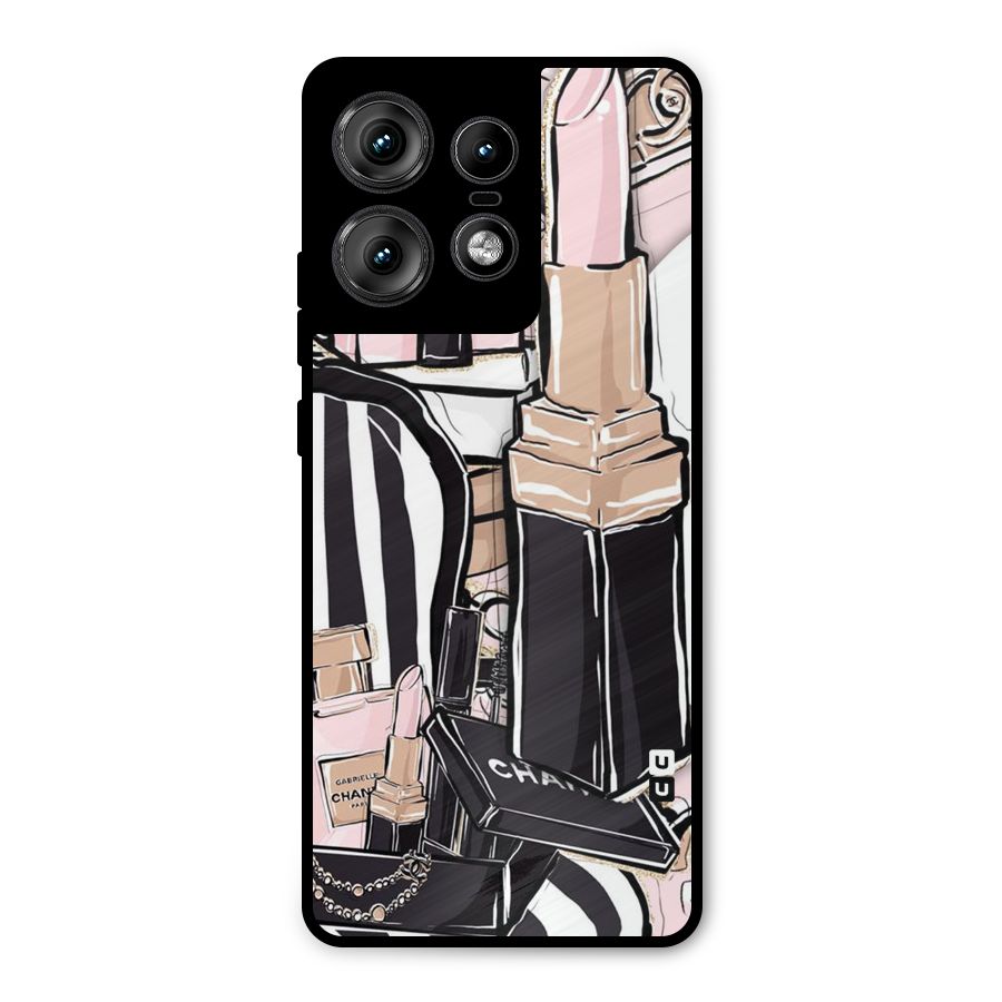 Class Girl Design Metal Back Case for Motorola Edge 50 Pro