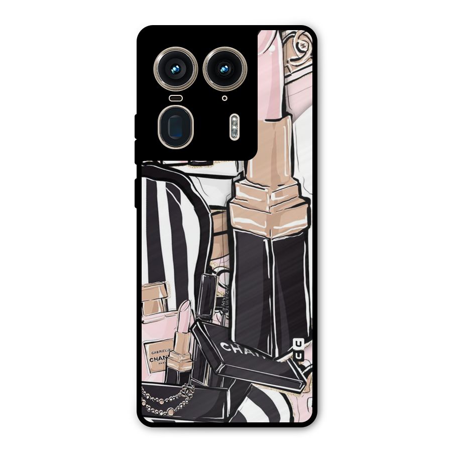 Class Girl Design Metal Back Case for Motorola Edge 50 Ultra