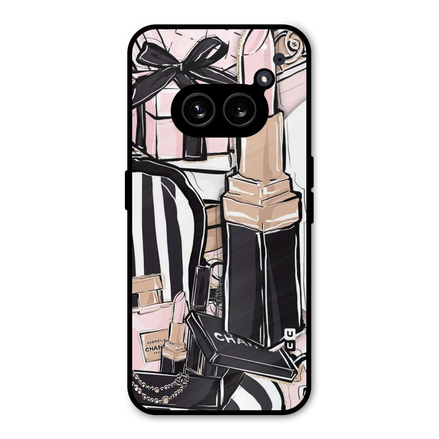 Class Girl Design Metal Back Case for Nothing Phone 2a Plus