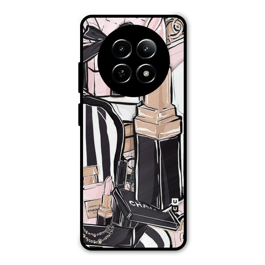 Class Girl Design Metal Back Case for Realme 13