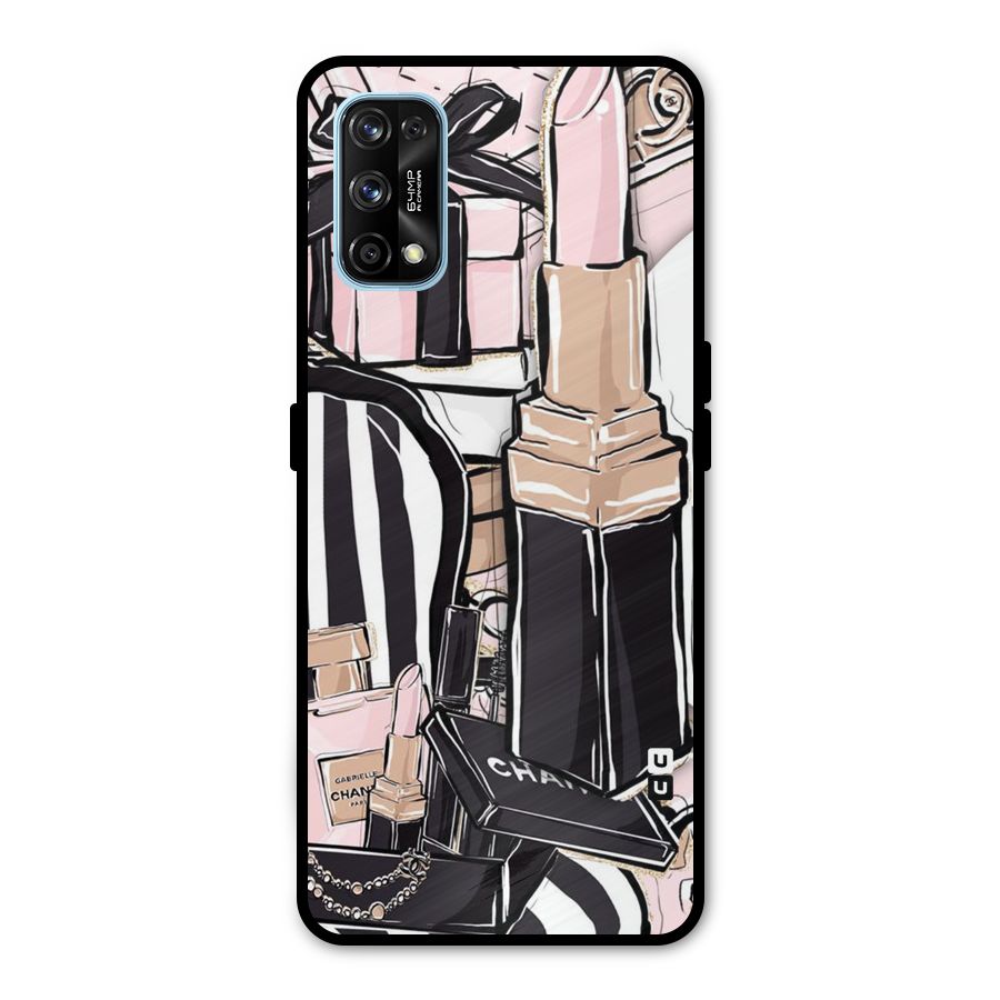 Class Girl Design Metal Back Case for Realme 7 Pro