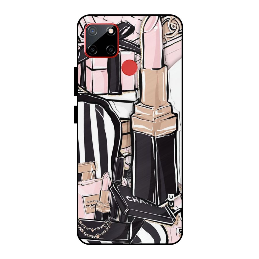 Class Girl Design Metal Back Case for Realme C12