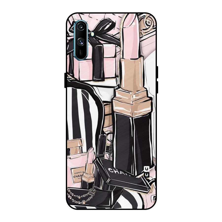 Class Girl Design Metal Back Case for Realme C3
