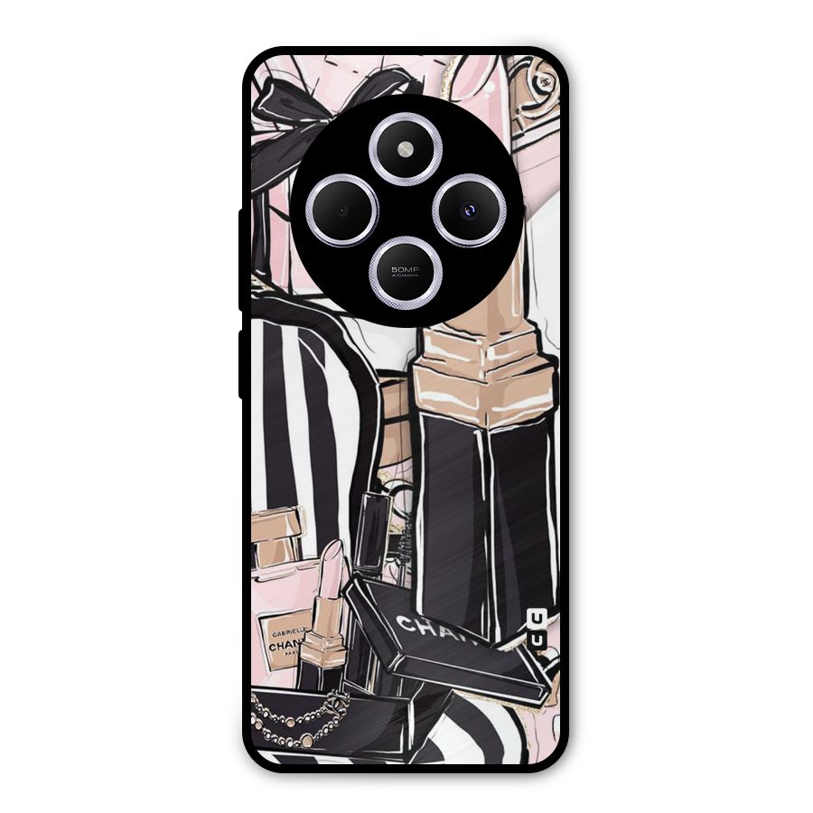 Class Girl Design Metal Back Case for Redmi 14C