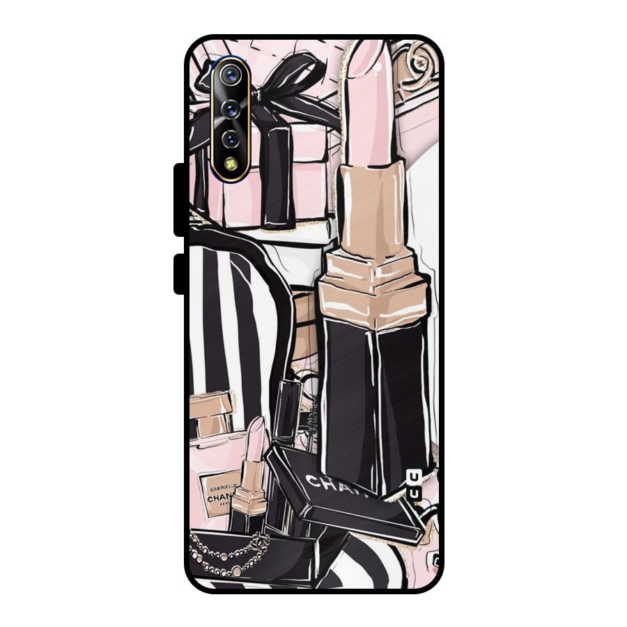 Class Girl Design Metal Back Case for Vivo S1