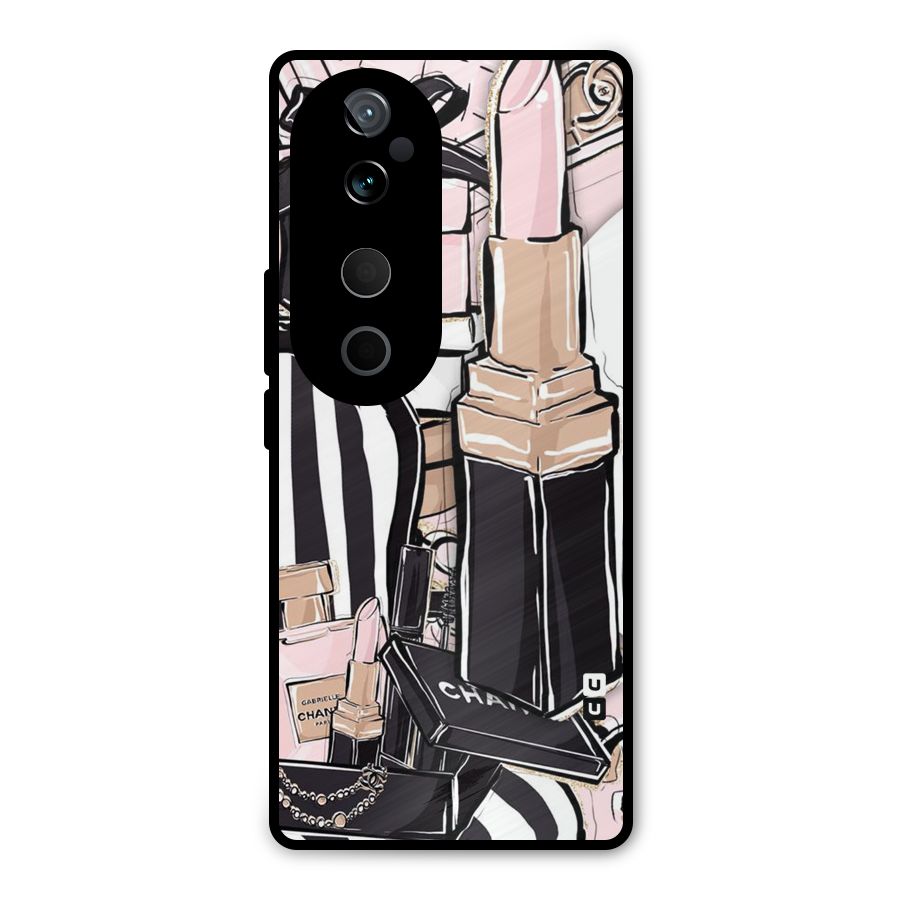 Class Girl Design Metal Back Case for Vivo T3 Ultra