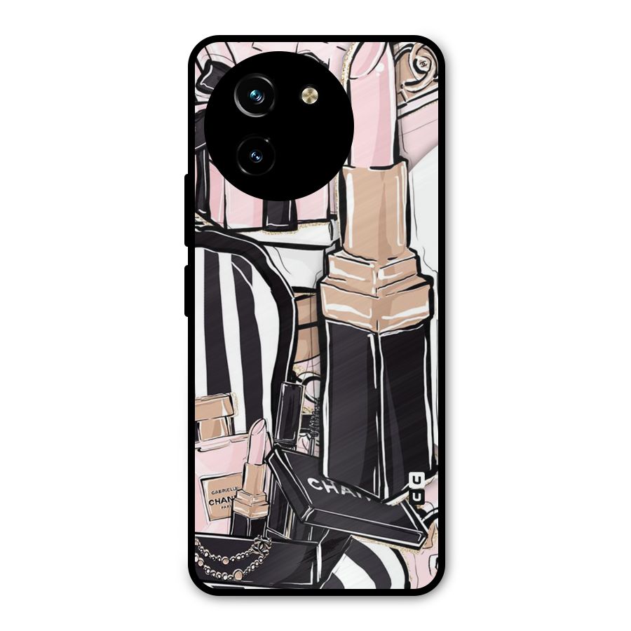 Class Girl Design Metal Back Case for Vivo T3x