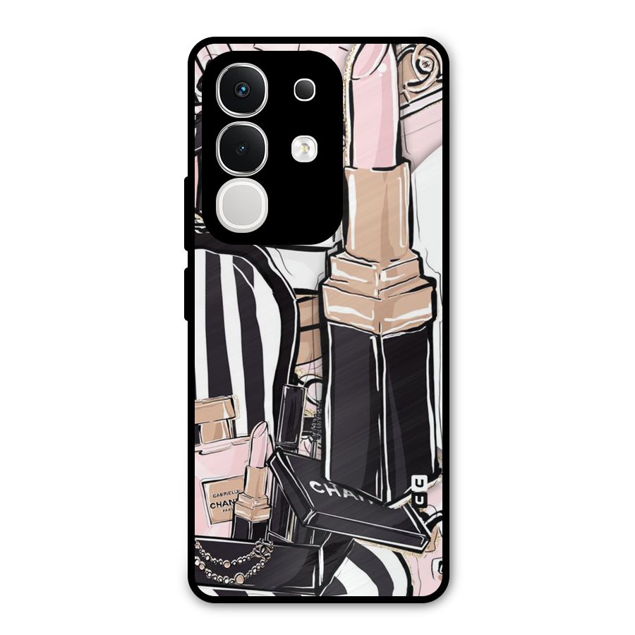 Class Girl Design Metal Back Case for Vivo T4x