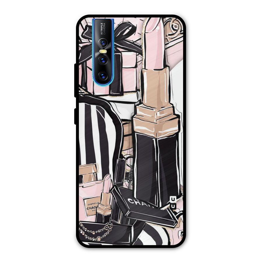 Class Girl Design Metal Back Case for Vivo V15 Pro