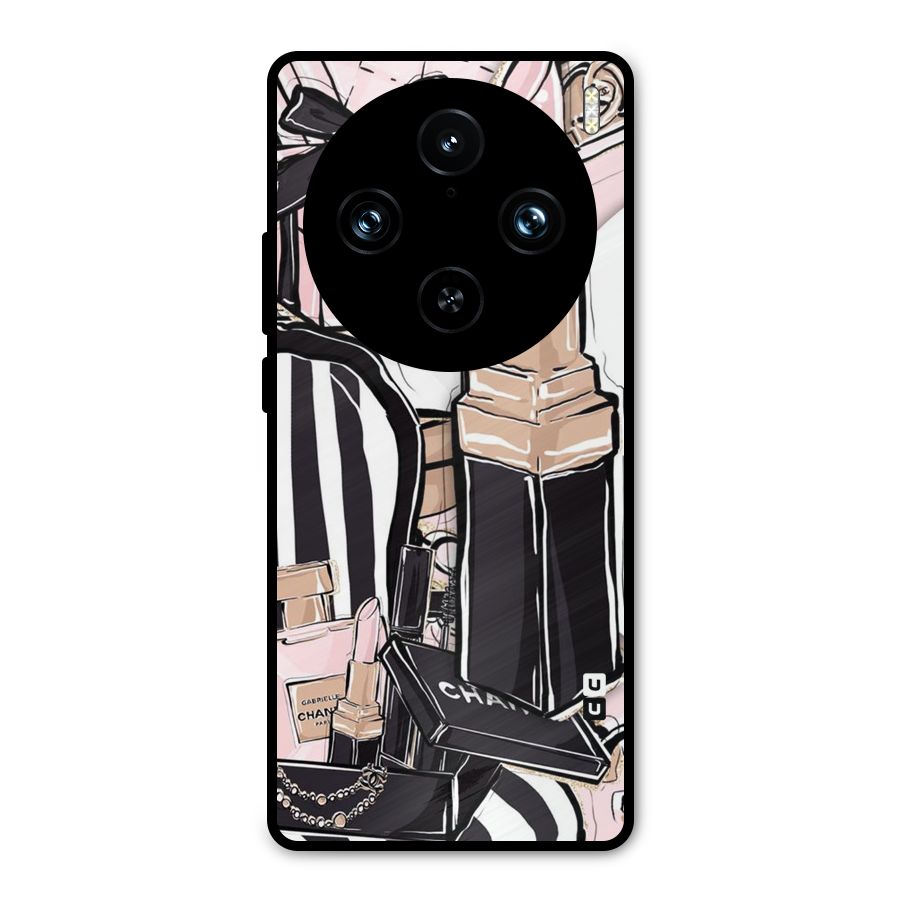 Class Girl Design Metal Back Case for Vivo X100 Pro