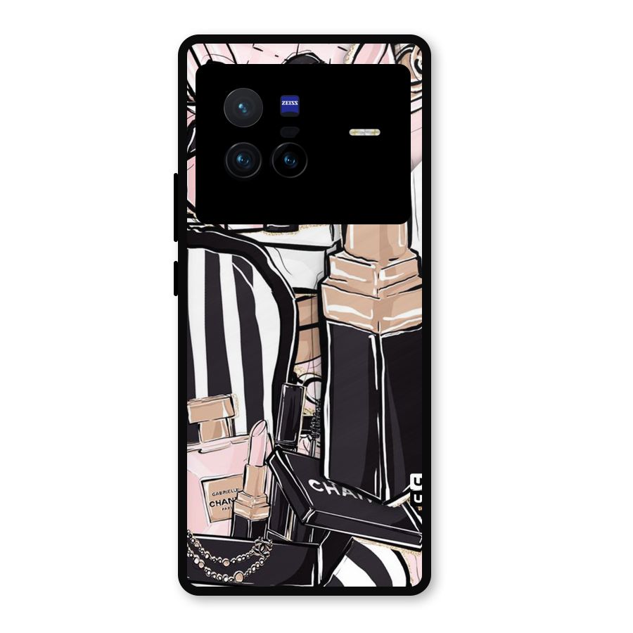 Class Girl Design Metal Back Case for Vivo X80