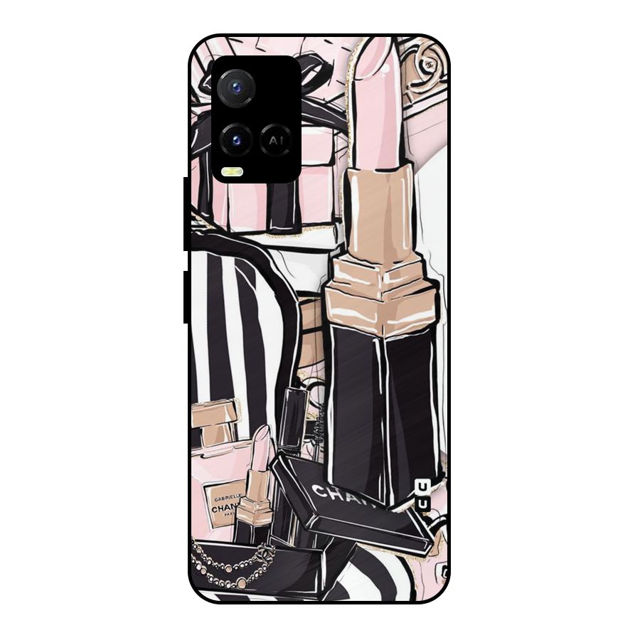 Class Girl Design Metal Back Case for Vivo Y21A