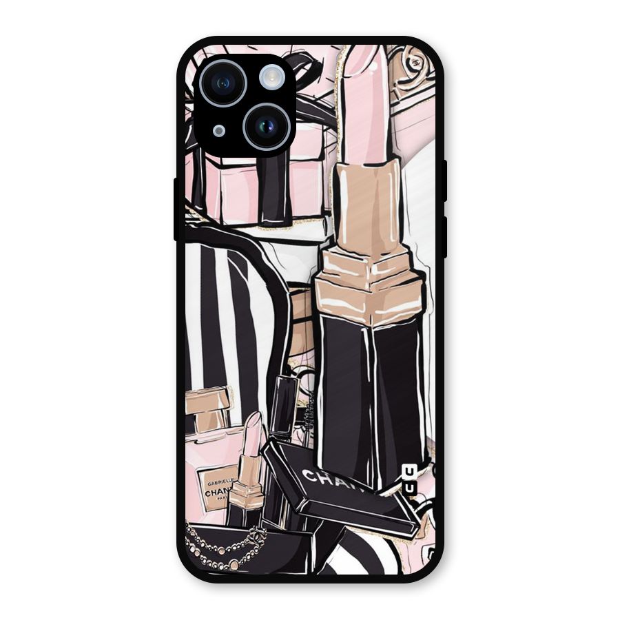 Class Girl Design Metal Back Case for iPhone 14