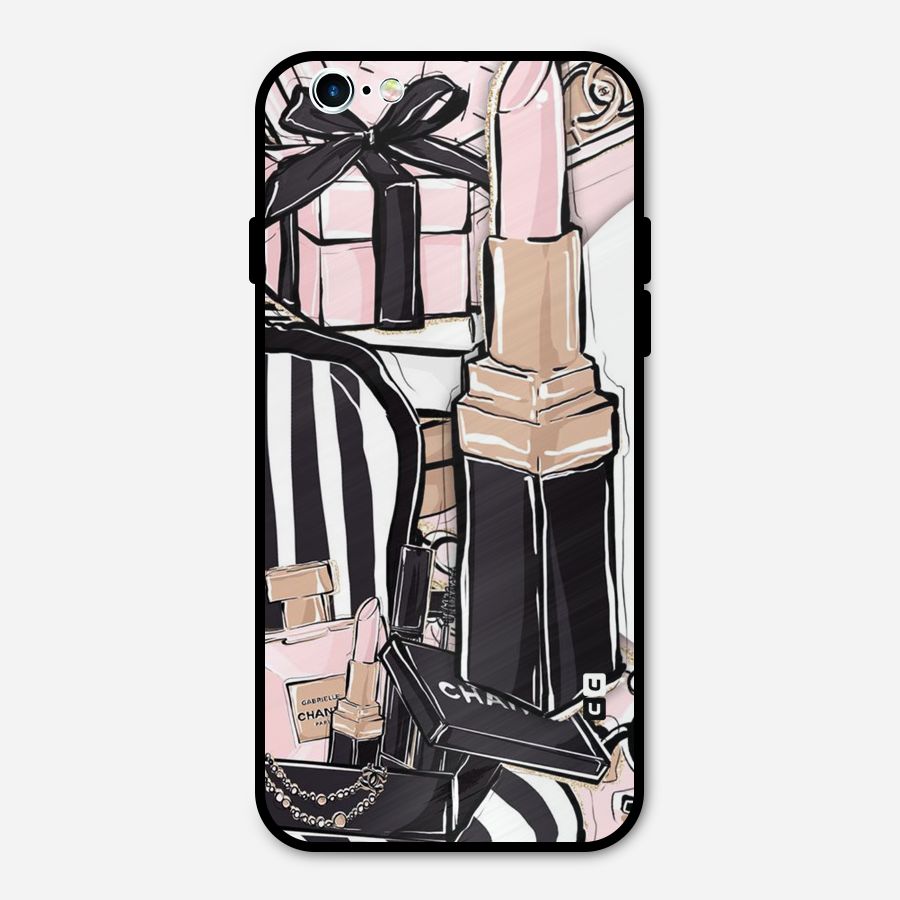 Class Girl Design Metal Back Case for iPhone 6 6s